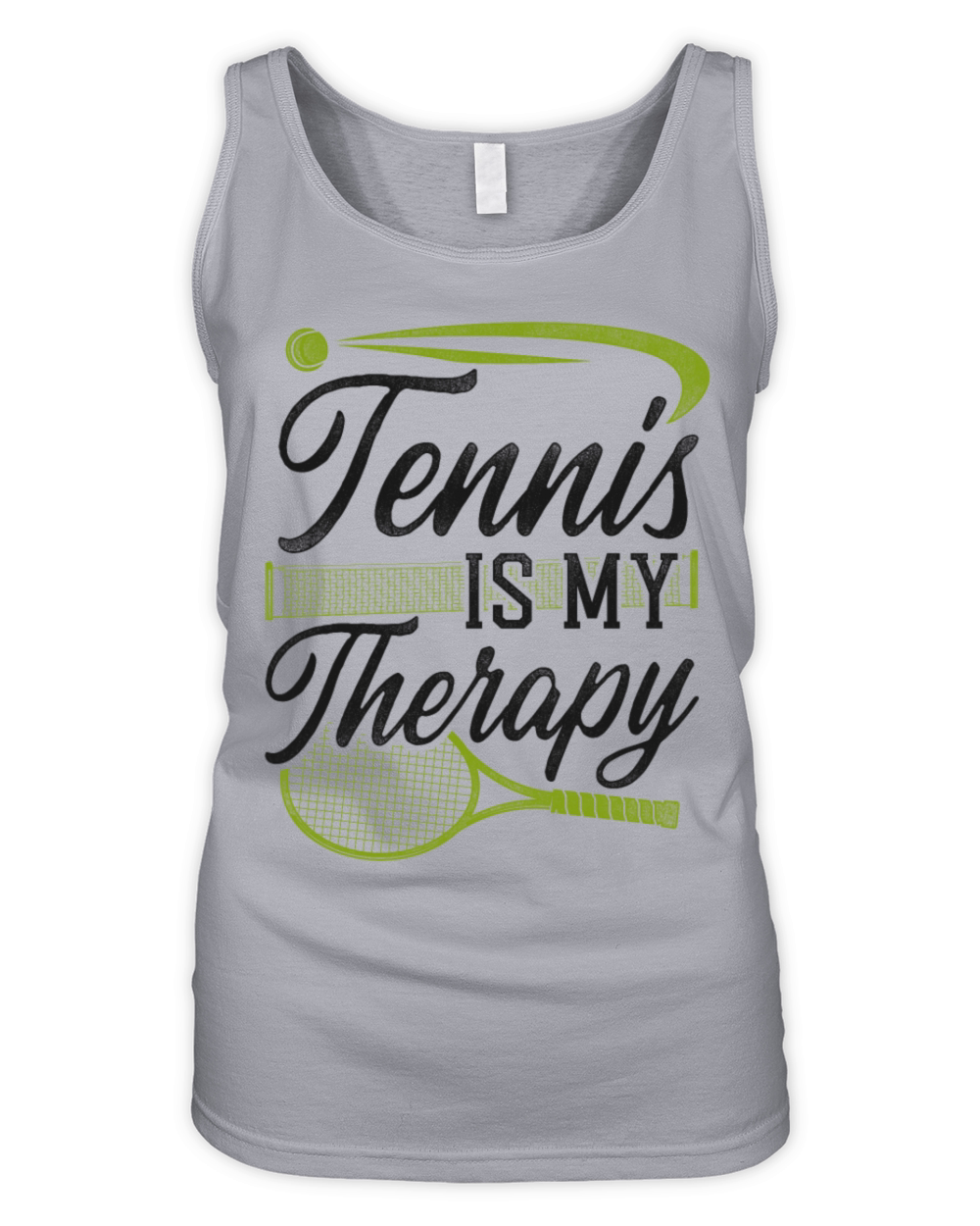 Funny Tennis Player Racket Tennis Organic Women's Tank Top