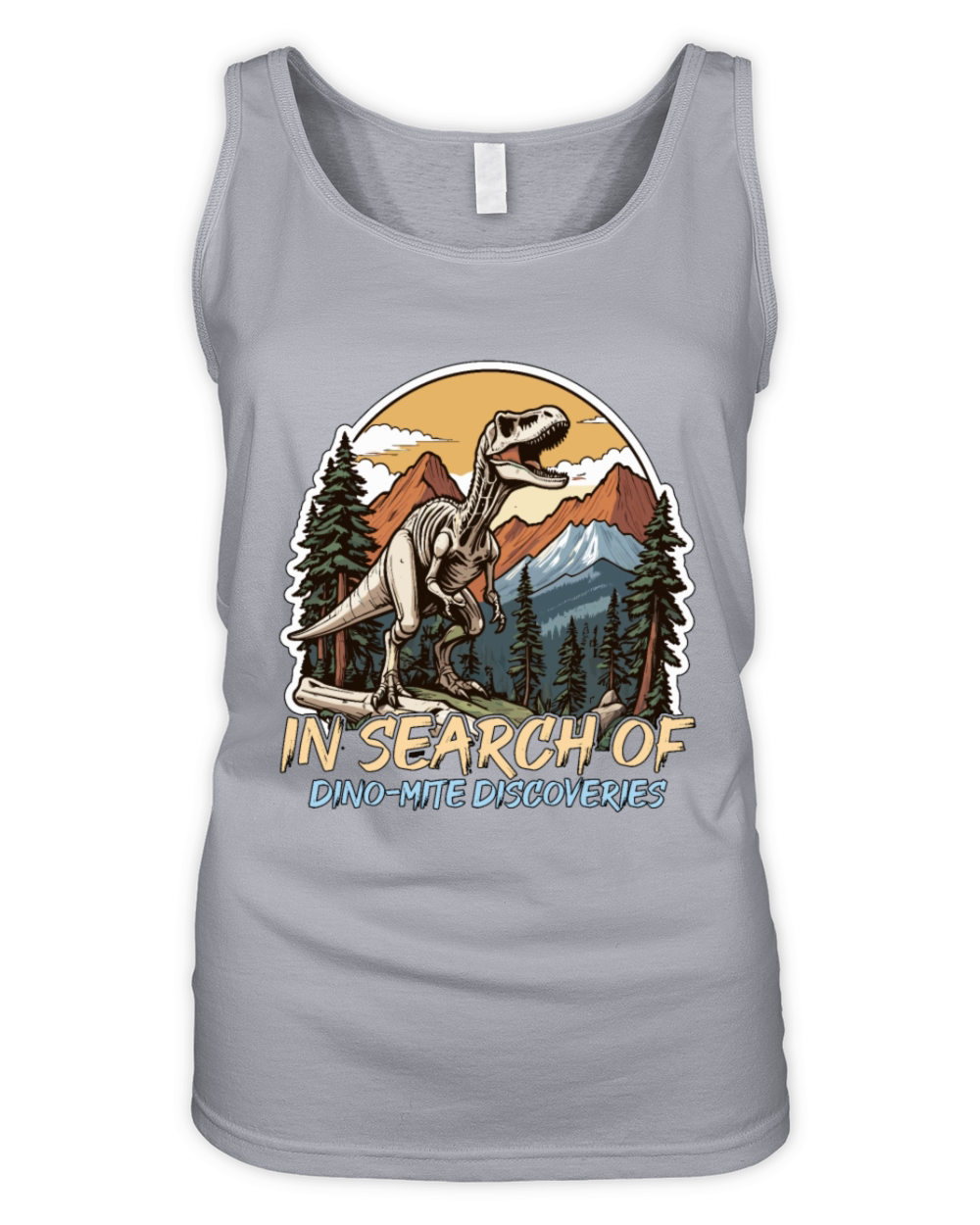 Paleontology In Search of Dino-mite Fossil Hunter Organic Women's Tank Top