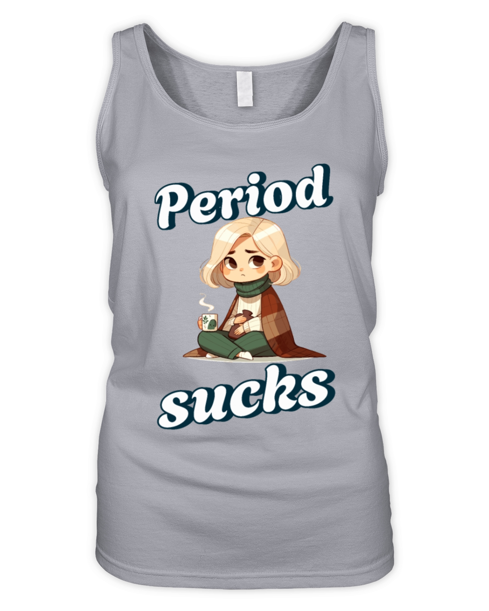 Period Periode Sucks Cozy Comfort Organic Women's Tank Top