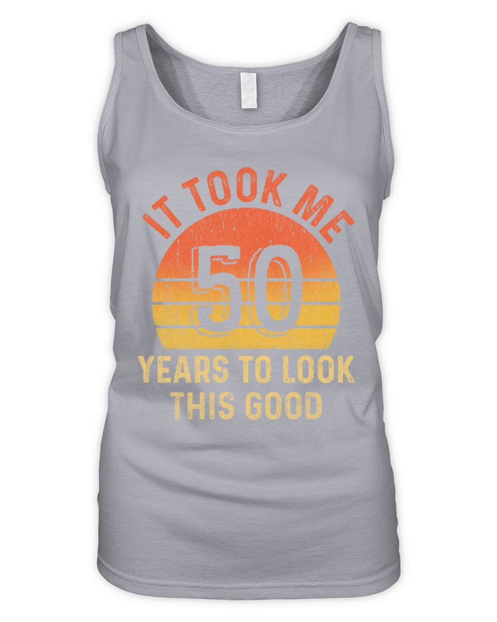 Retro It took me 50 years to look this good Organic Women's Tank Top
