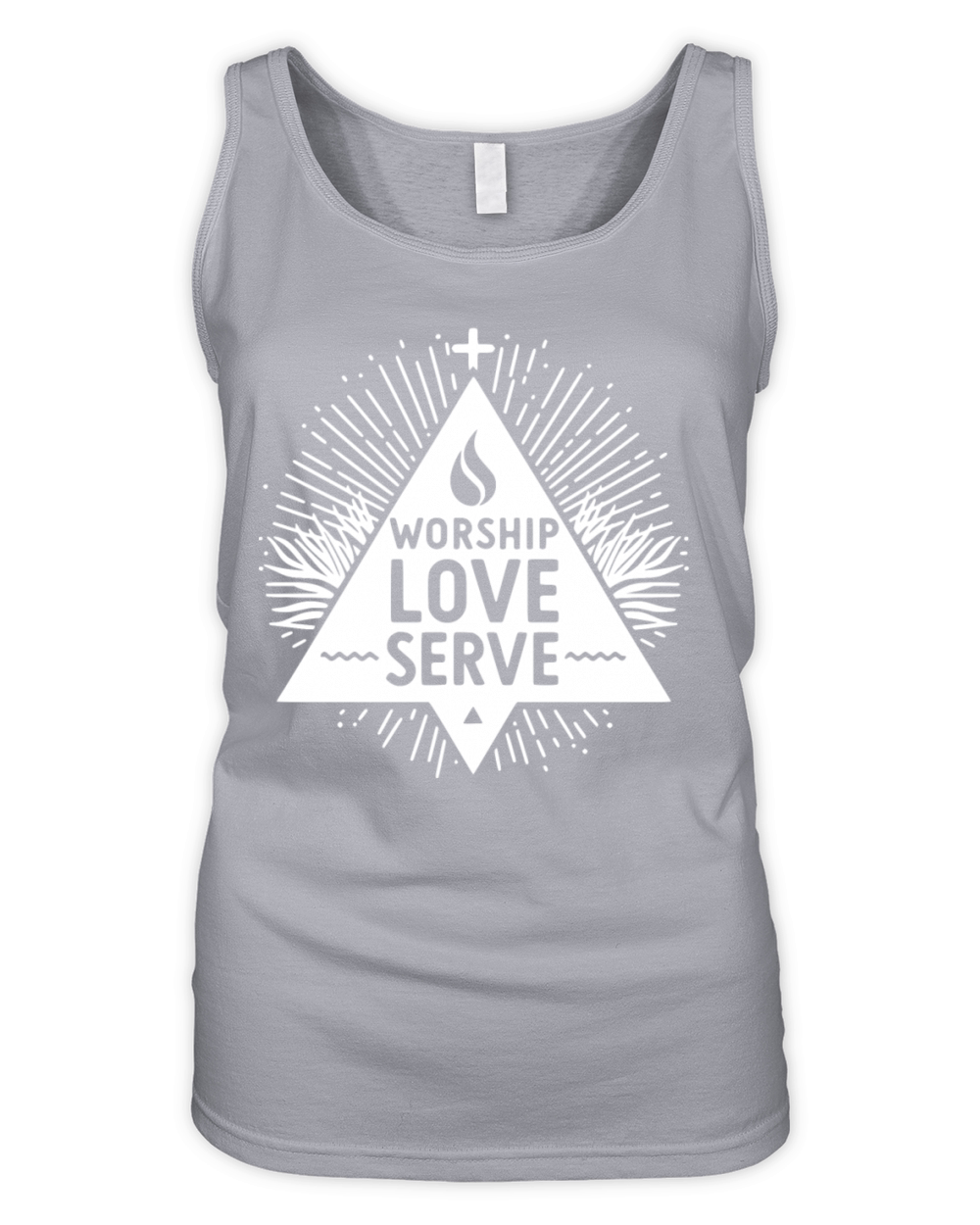 Worship Love Serve Organic Women's Tank Top