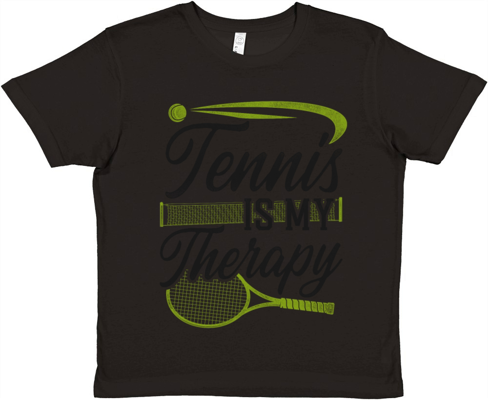 Funny Tennis Player Racket Tennis Premium Kids Crewneck T-shirt