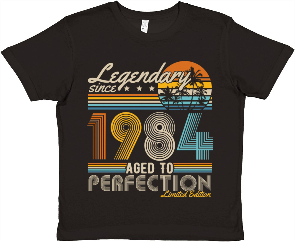 Vintage 1984 Retro 40th Birthday Premium Kids Crewneck T-shirt
