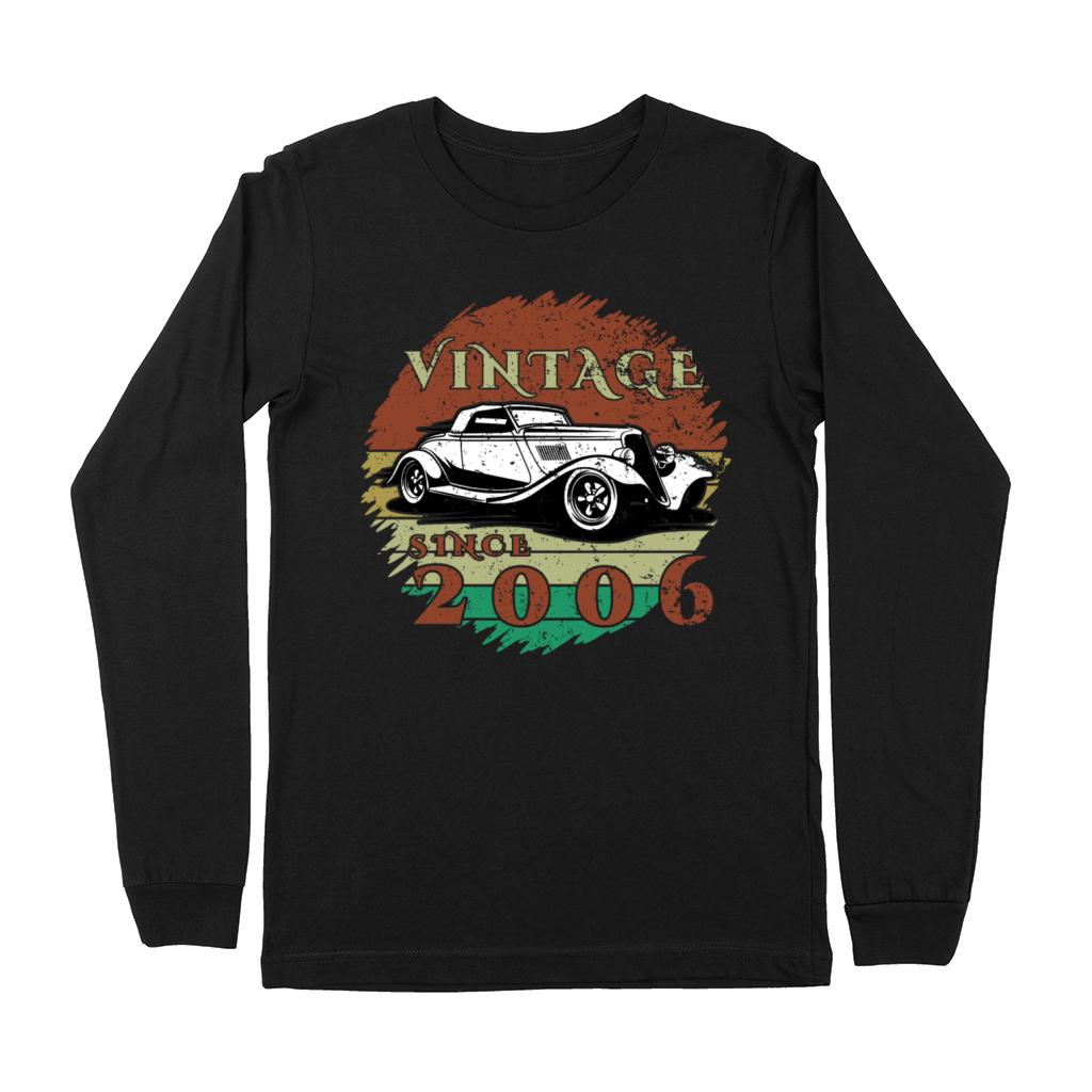 18th birthday Classic Car - Vintage since 2006 Premium Long Sleeve
