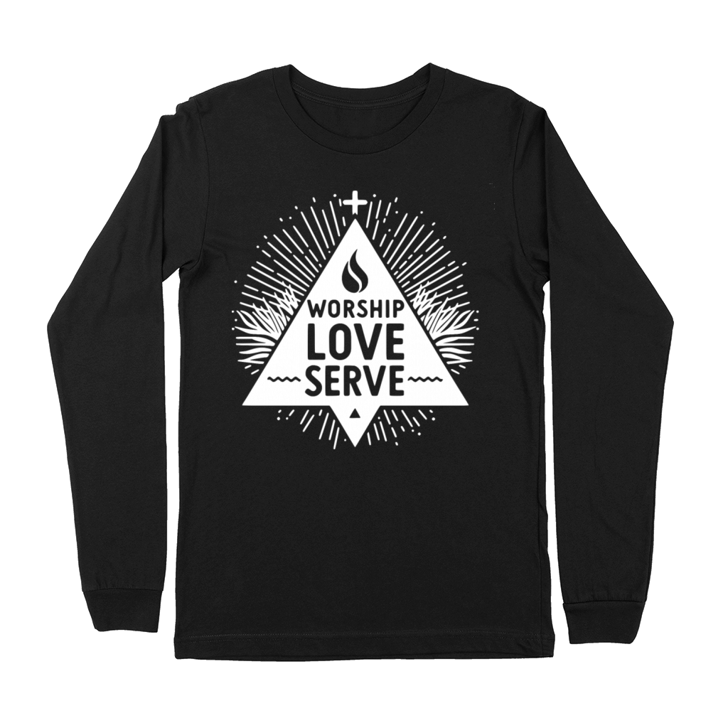 Worship Love Serve Premium Long Sleeve