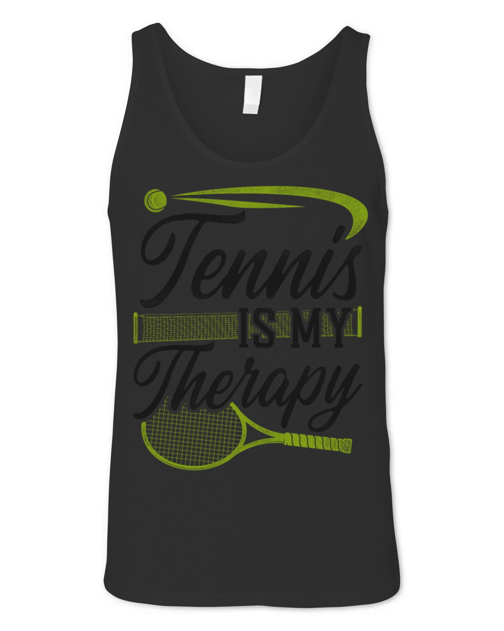 Funny Tennis Player Racket Tennis Unisex Jersey Tank