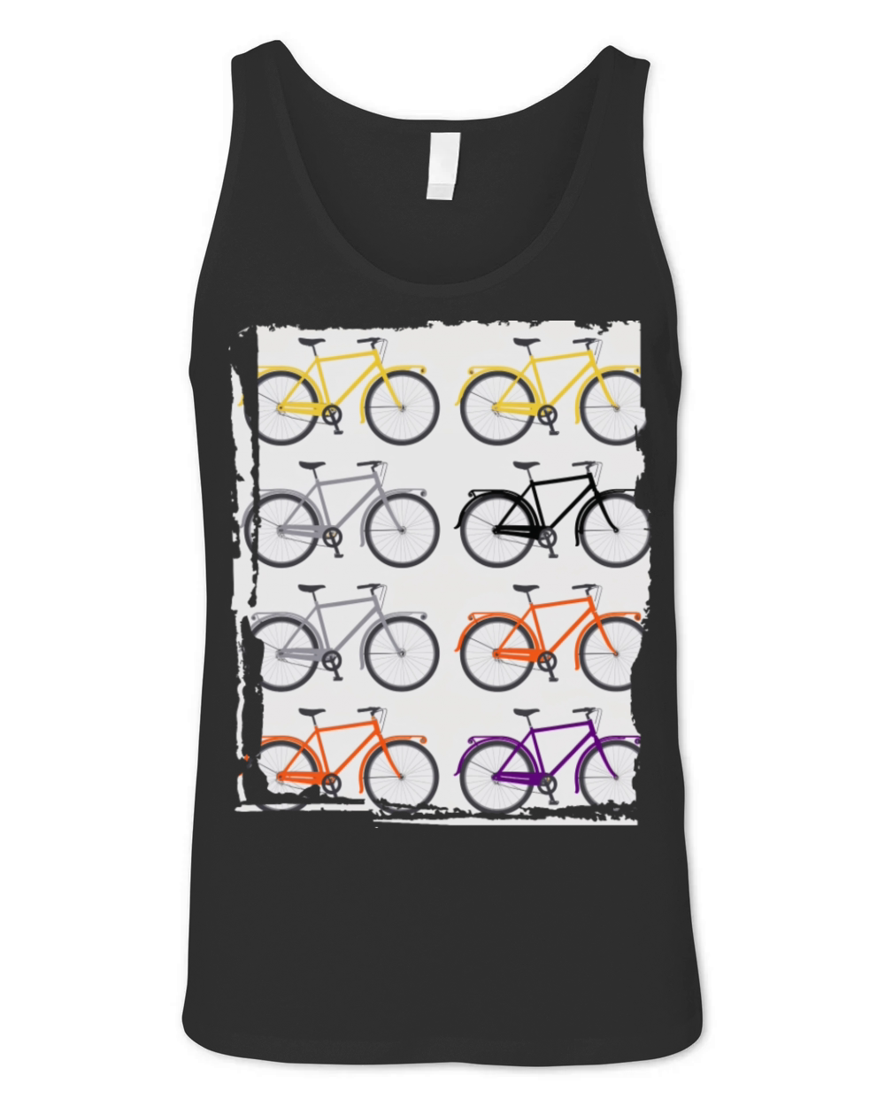 Vintage Retro bicycles Unisex Jersey Tank