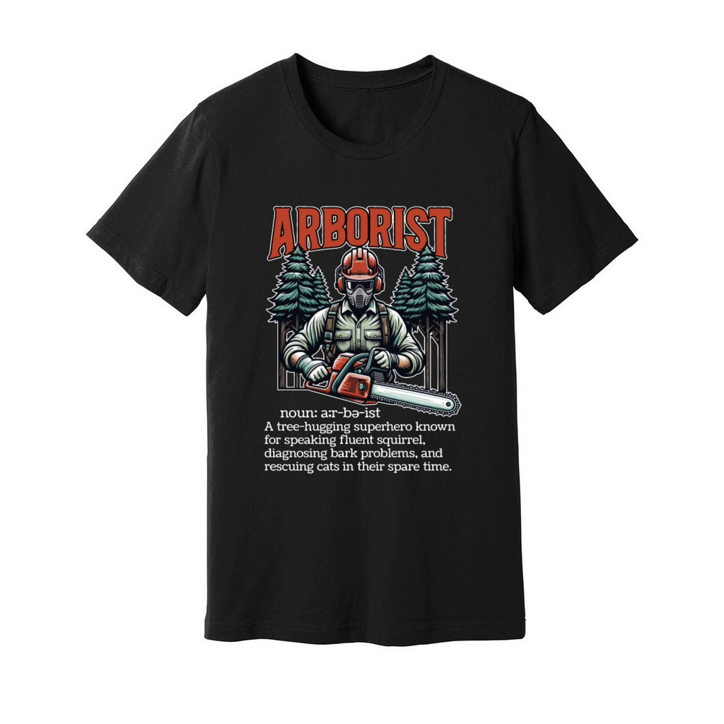 Arborist A Tree Hugging Superhero Forest Worker Unisex Jersey Tee