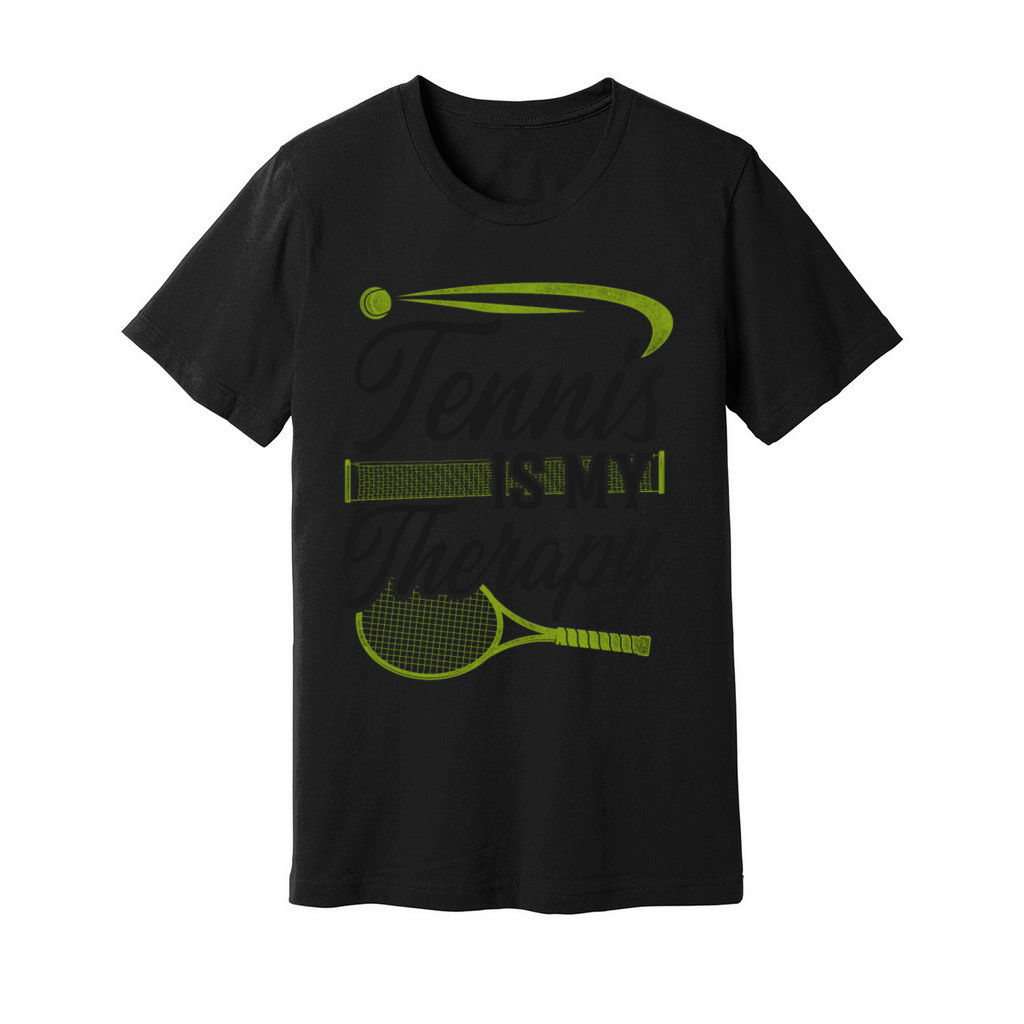 Funny Tennis Player Racket Tennis Unisex Jersey Tee