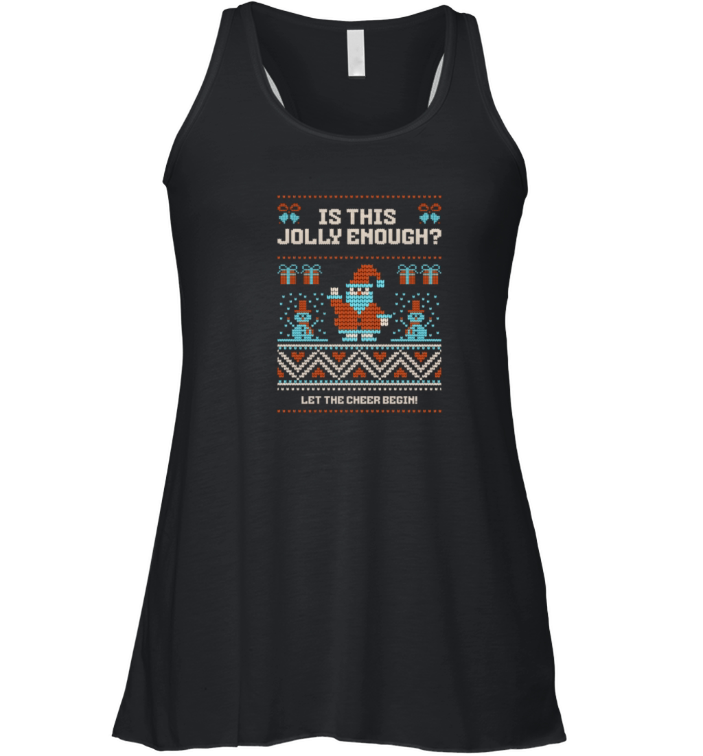 Funny Christmas Ugly sweater Women's Flowy Tank Top