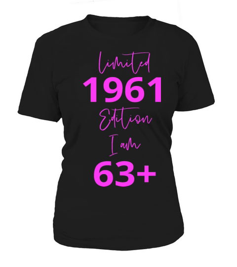 63th Birthday girl for Women Ladies old Women's T-Shirt