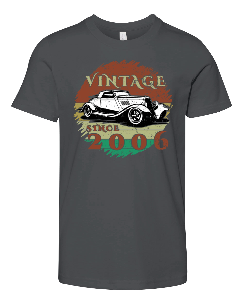 18th birthday Classic Car - Vintage since 2006 Youth Unisex Jersey Tee