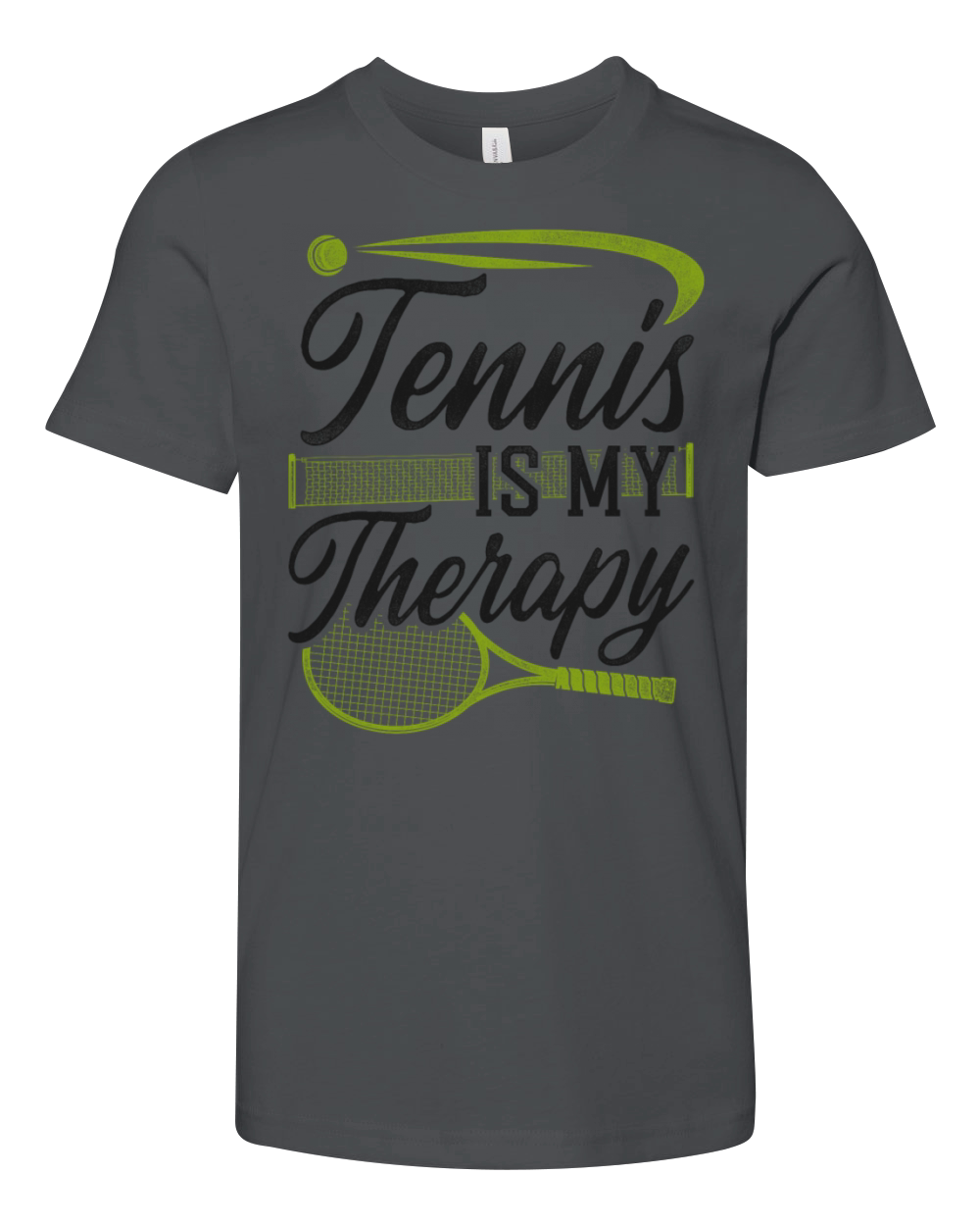 Funny Tennis Player Racket Tennis Youth Unisex Jersey Tee