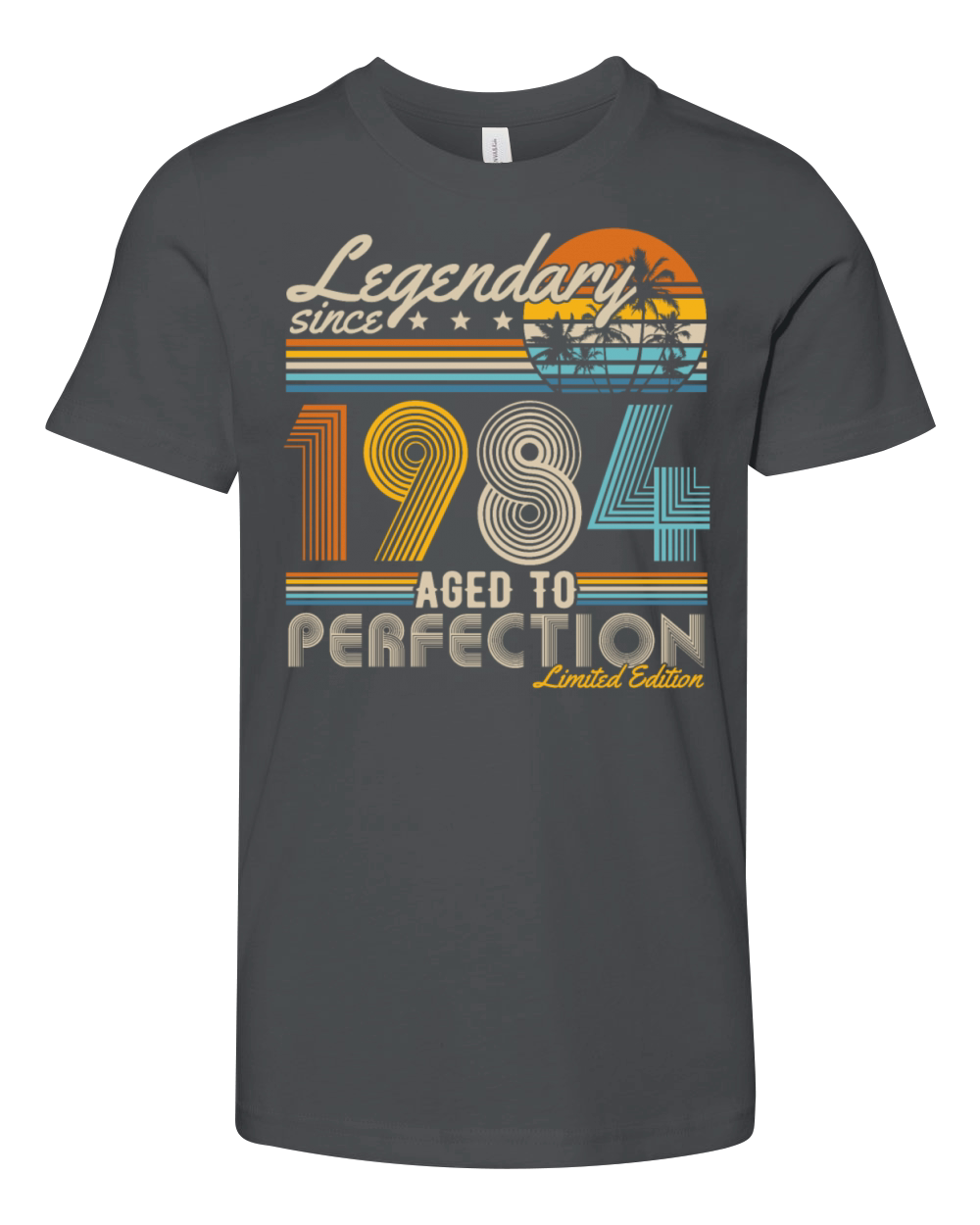 Vintage 1984 Retro 40th Birthday Youth Unisex Jersey Tee