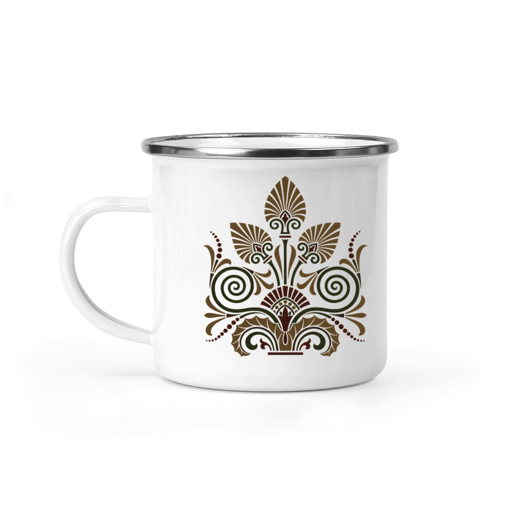 Ancient greek decorative motifs Camping Mug