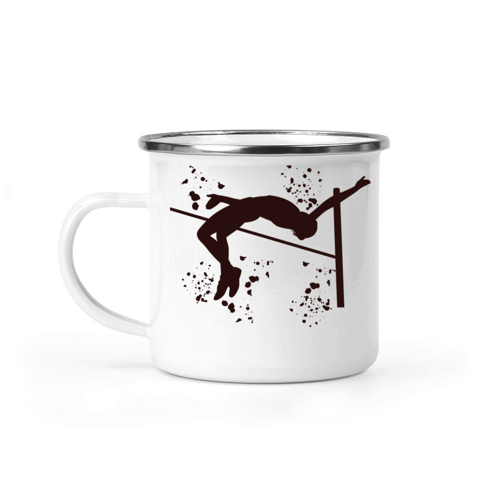 High Jumper High Jumping High Jump Camping Mug