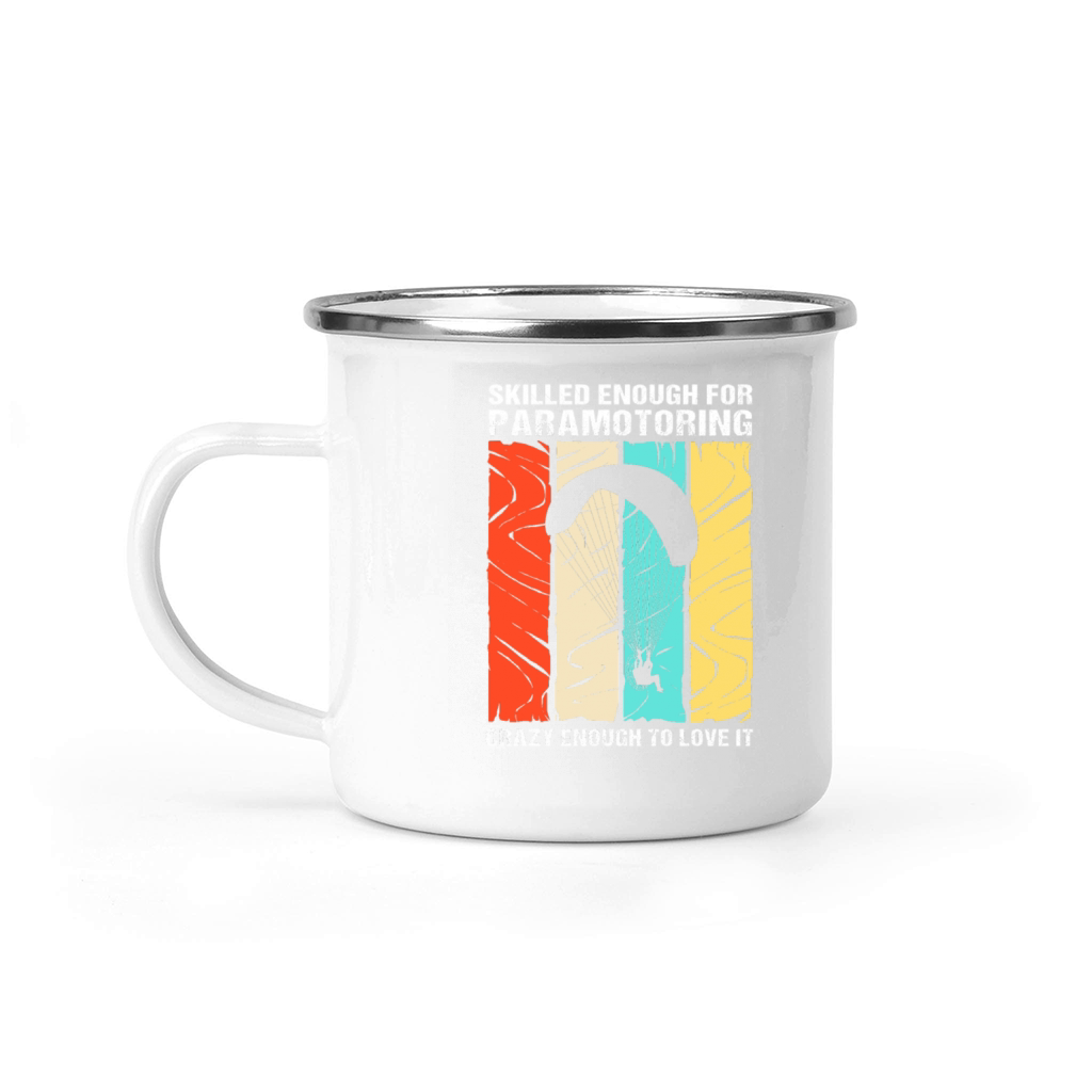 Retro Paramotor Skilled Enough For Paramotoring Camping Mug