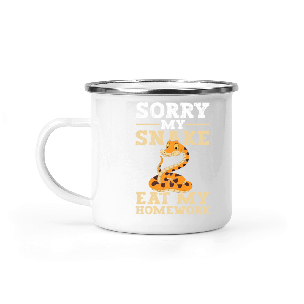 Sorry My Snake Ate Homework Camping Mug
