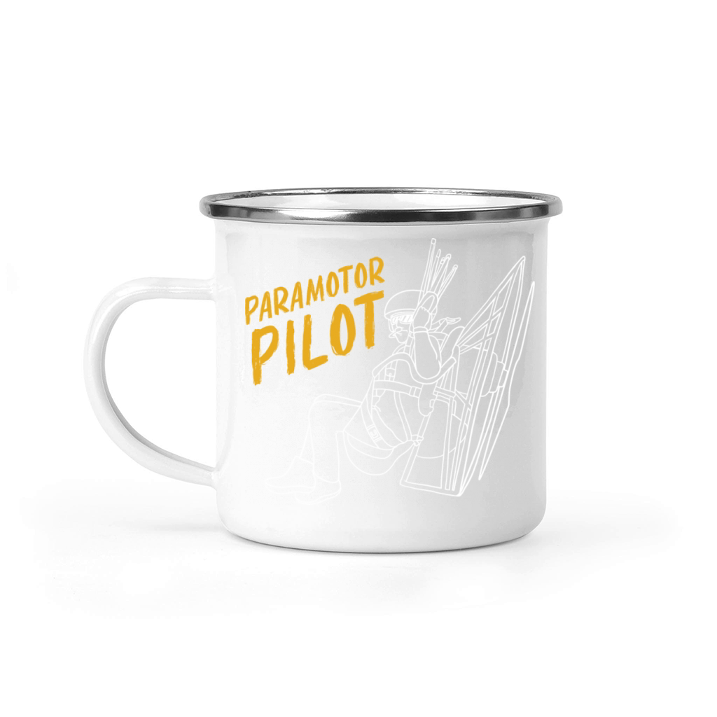 Vintage Paramotoring Lover Paramotor Pilot Camping Mug