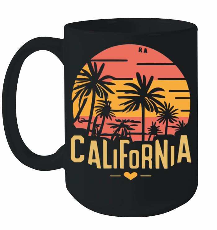 CALIFORNIA in retro style Ceramic Mug