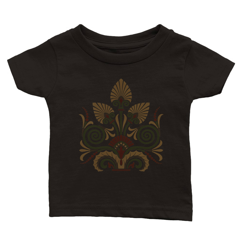 Ancient greek decorative motifs Classic Baby Crewneck T-shirt