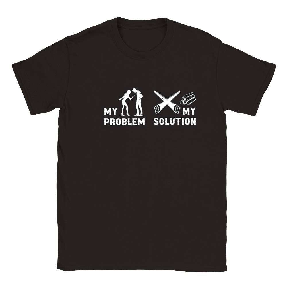 Arborist My Problem My Pictogram Dad Tree Climber Classic Kids Crewneck T-shirt