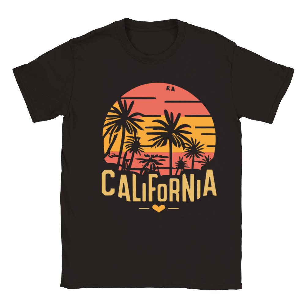 CALIFORNIA in retro style Classic Kids Crewneck T-shirt