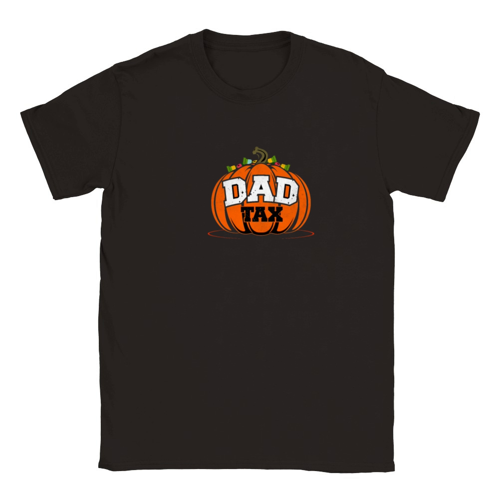 Dad tax Halloween pumpkin vintage Classic Kids Crewneck T-shirt