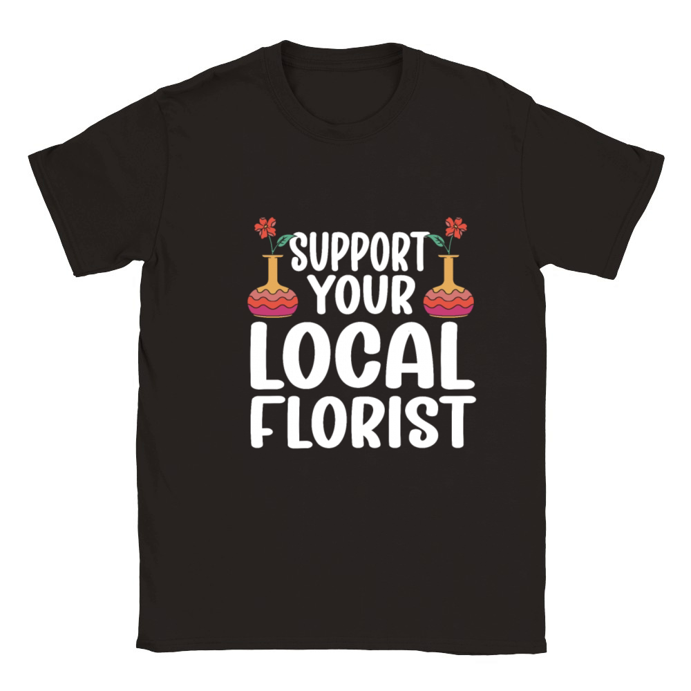 Florist Floral Flower Floristry Classic Kids Crewneck T-shirt