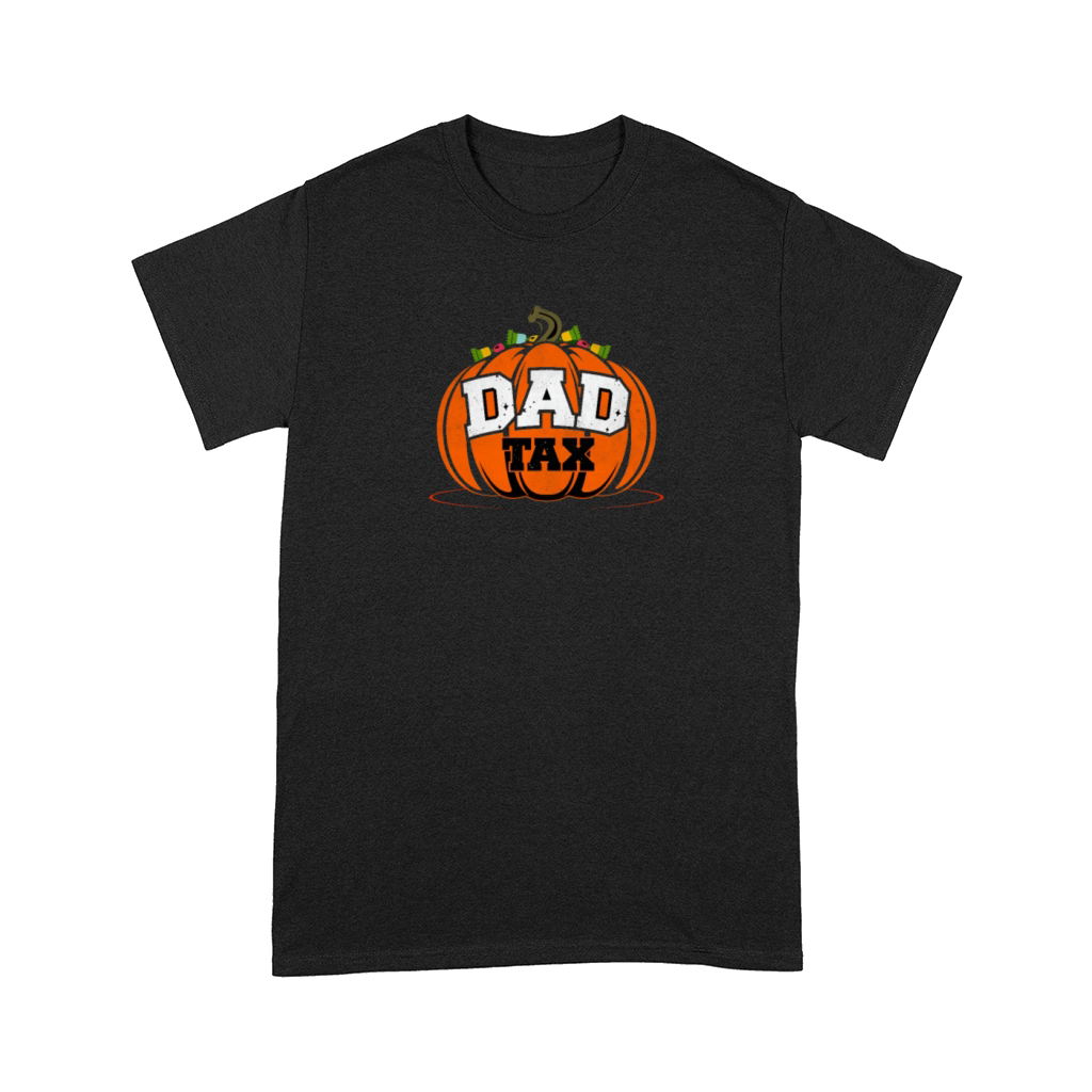 Dad tax Halloween pumpkin vintage Comfort T-shirt