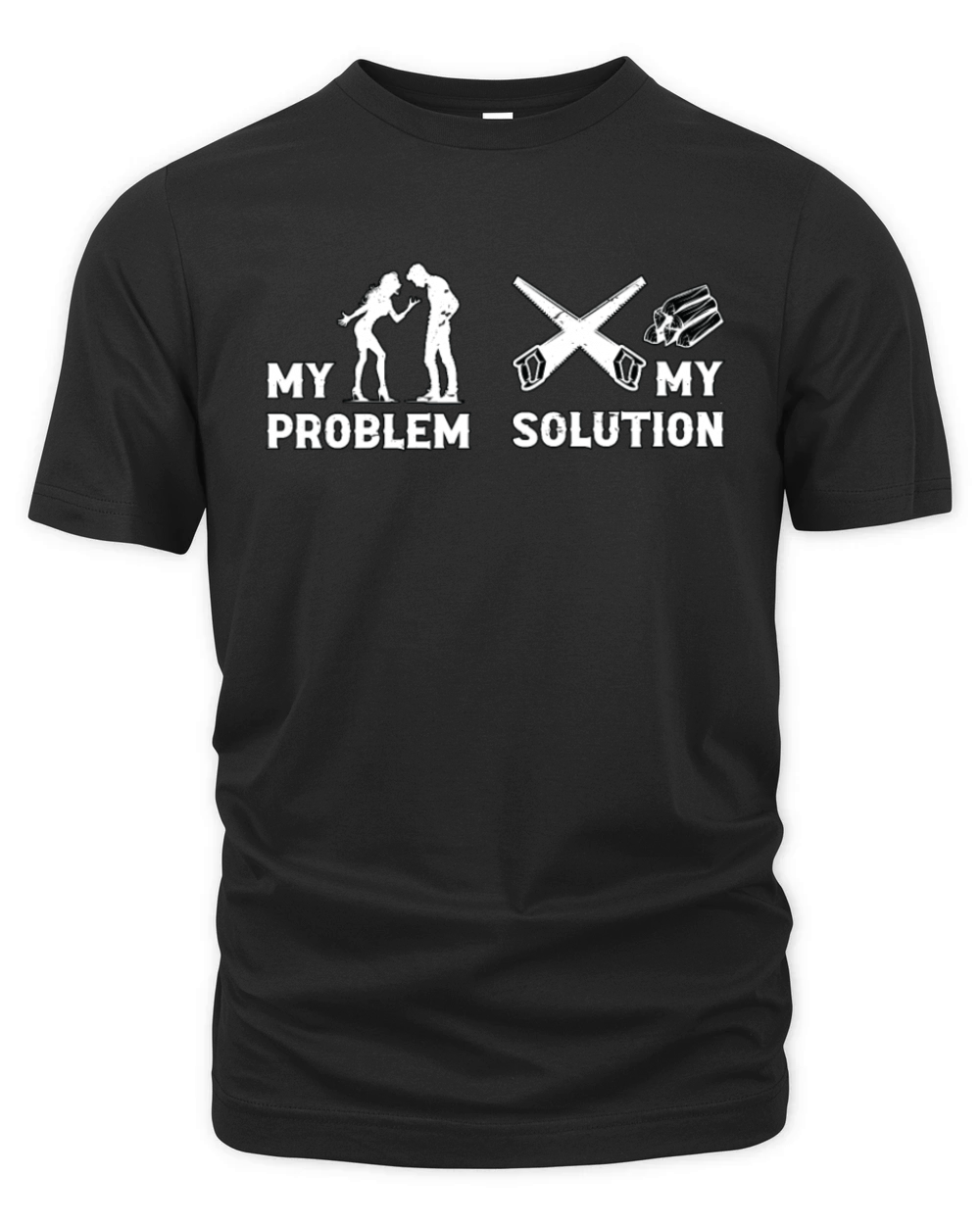 Arborist My Problem My Pictogram Dad Tree Climber Organic Unisex T-shirt