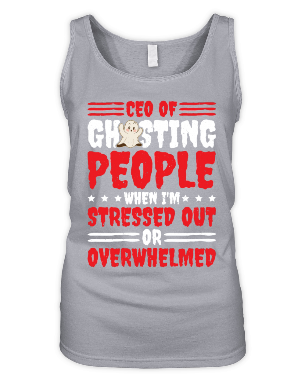 CEO Of Ghosting When Stressed Or Overwhelmed 2 Organic Women's Tank Top