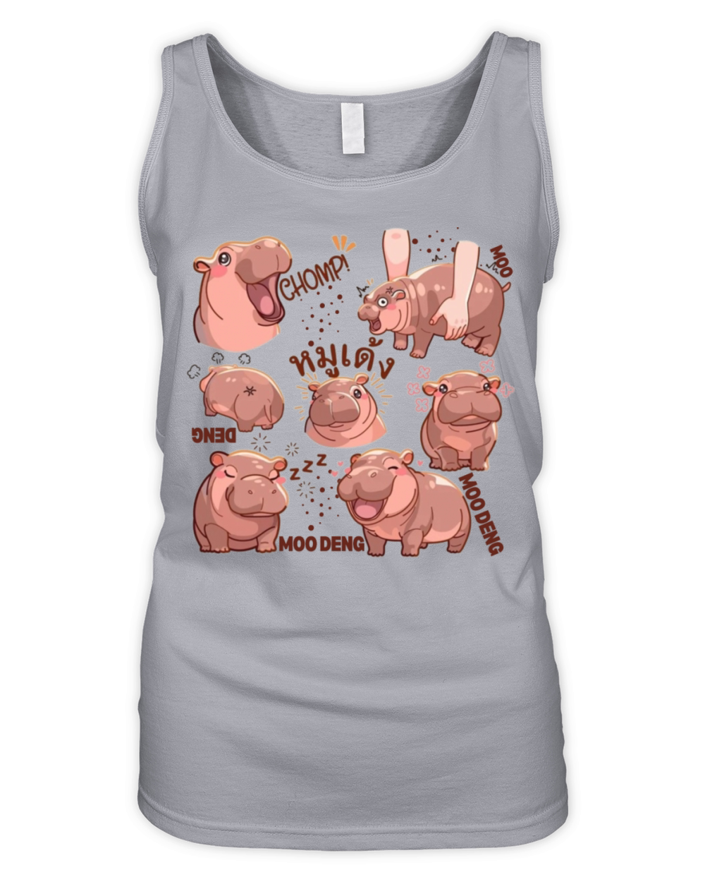 Moo Deng Organic Women's Tank Top