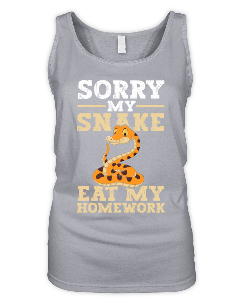 Sorry My Snake Ate Homework Organic Women's Tank Top