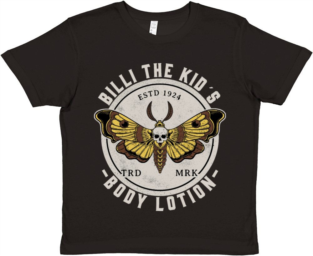 Billy the Kids Body Lotion - Deaths Head Moth Premium Kids Crewneck T-shirt