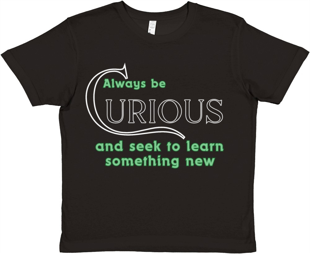 Curious 7B Premium Kids Crewneck T-shirt