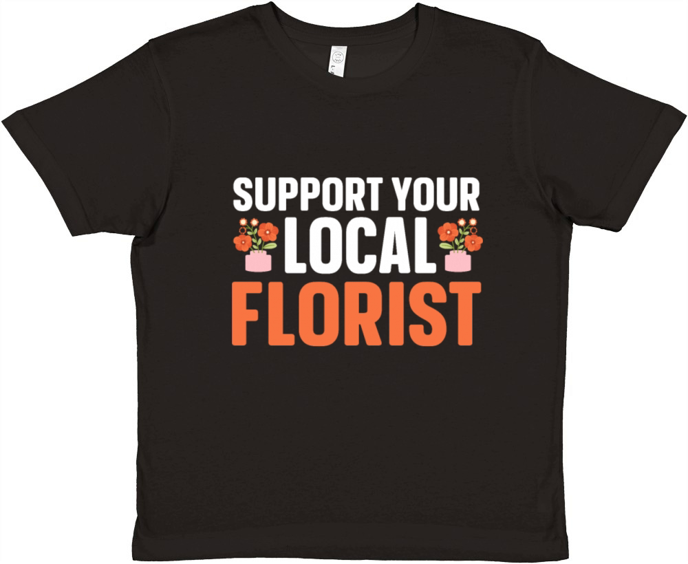 Florist Floral Flower Floristry Premium Kids Crewneck T-shirt