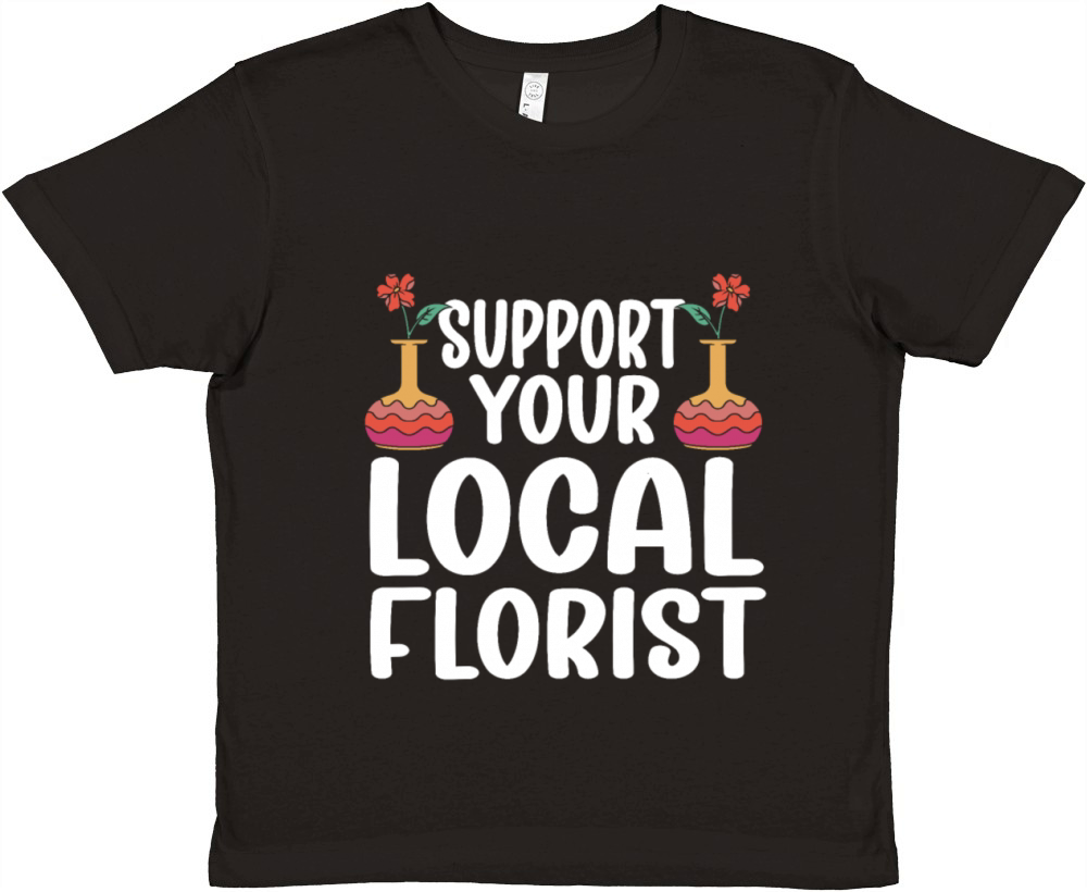Florist Floral Flower Floristry Premium Kids Crewneck T-shirt