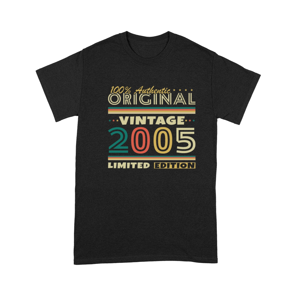 20 Years 2005 Vintage Retro Birthday Gift Premium T-shirt