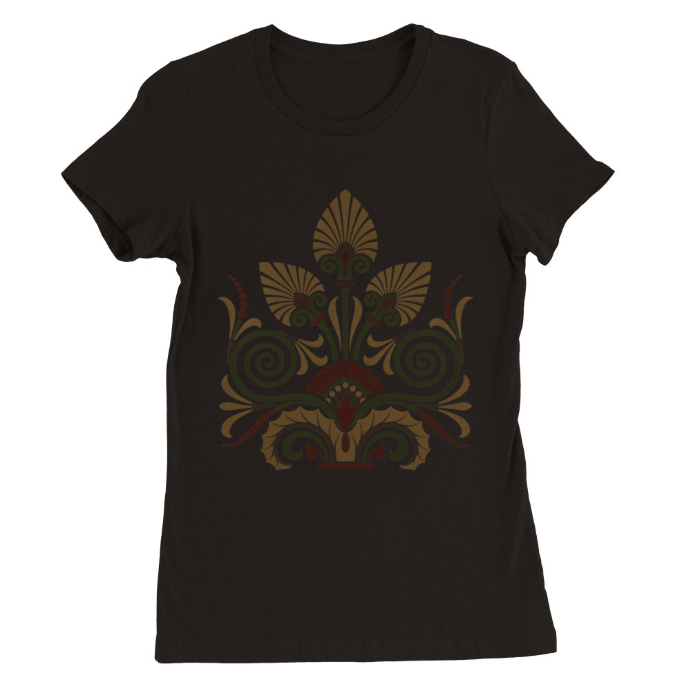 Ancient greek decorative motifs Premium Womens Crewneck T-shirt