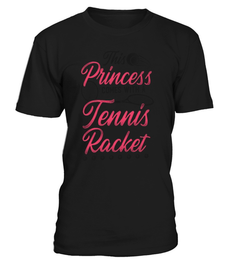 Funny Tennis Player Racket Girl T-Shirt Unisex