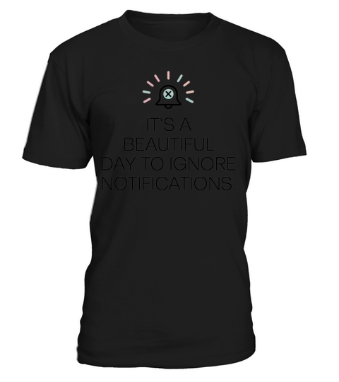 Ignore Notifications Design for Digital Detox T-Shirt Unisex