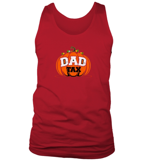 Dad tax Halloween pumpkin vintage Tank Top Unisex