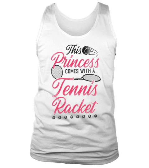 Funny Tennis Player Racket Girl Tank Top Unisex