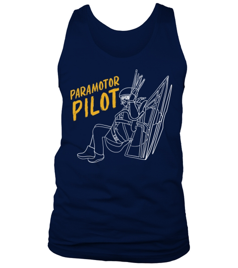 Vintage Paramotoring Lover Paramotor Pilot Tank Top Unisex