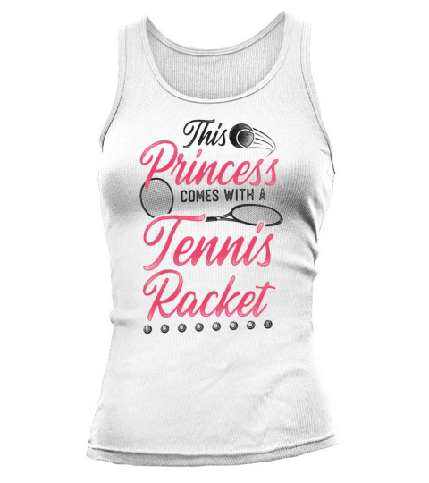 Funny Tennis Player Racket Girl Tank top Woman