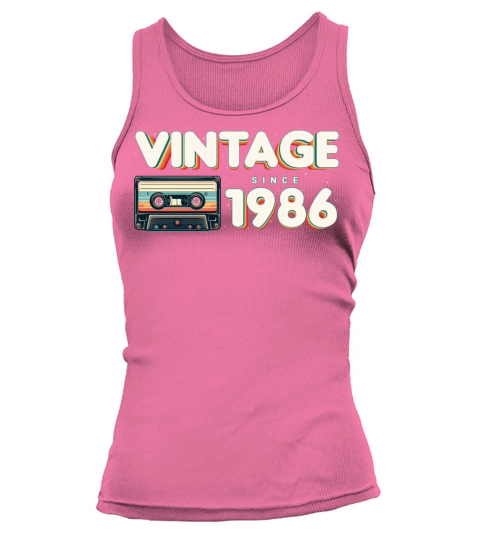 Vintage 1986 Retro Vintage Nostalgic Birthday Tank top Woman