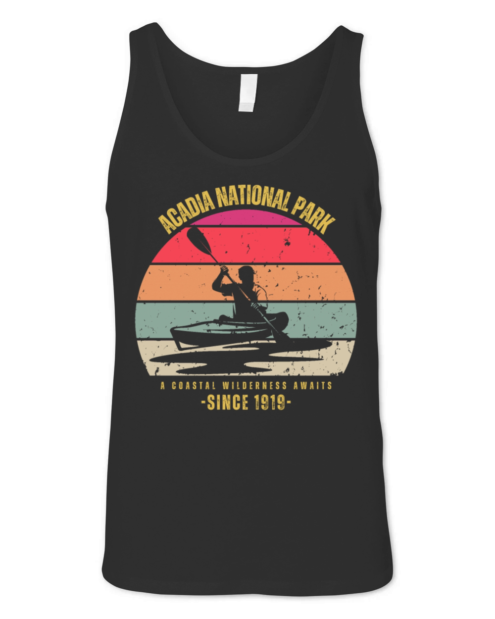 A Coastal Wilderness Awaits - Acadia 1919 Unisex Jersey Tank