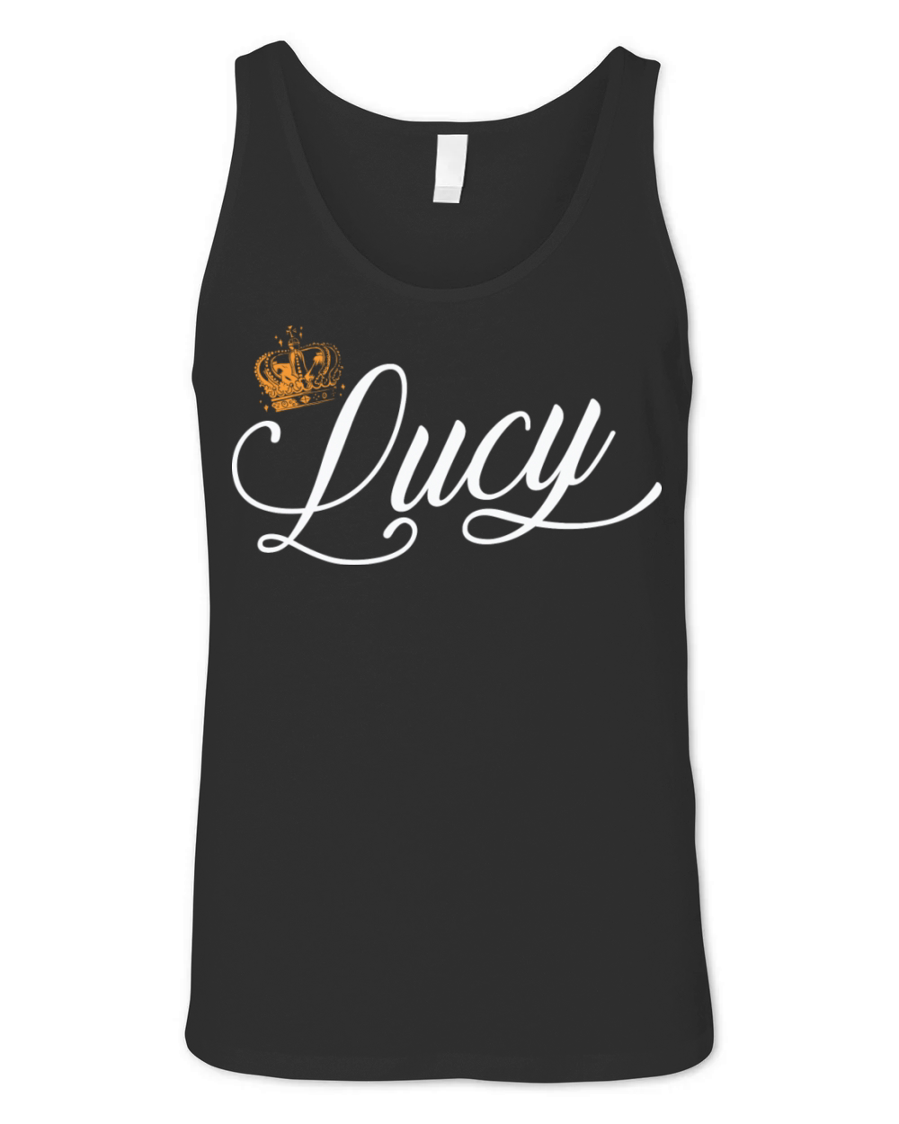 Lucy Custom Name for Women Kids Toddlers - Lucy Unisex Jersey Tank