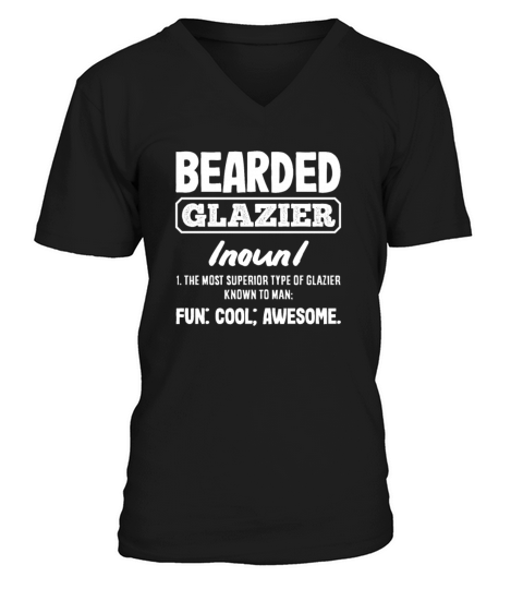 Funny Glazier Gift V-Neck T-shirt